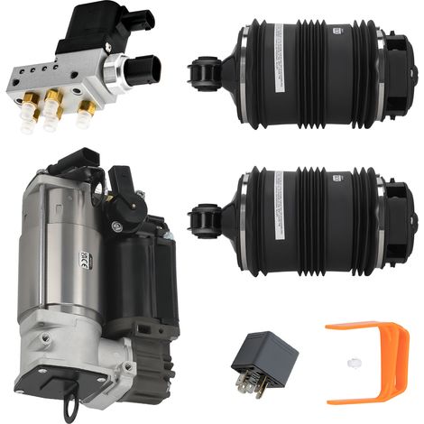 Luftbalg Hinten 2Polig + Kompressor + Ventilblock for Mercedes E-Klasse S211 (1/5)
