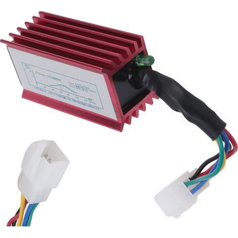 5-poliges Zündmodul (CDI) passend für 110 cm³, 125 cm³, 140 cm³ PIT PRO Trail Dirt Quad ATV Dune ROT (1/5)