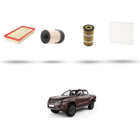 Kit tagliando 4 filtri compatibile con Renault Alaskan (U3) 2.3 Dci 140kw 2017 (1/5)