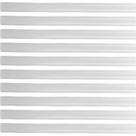 Lot de 60 bâtons de colle thermofusible haute viscosité, barres transparentes 7x100mm, kit pour jouets et équipements