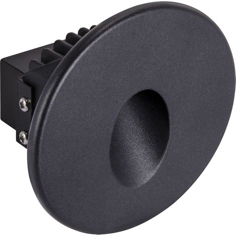 Lampada a LED per scale 1.6W 75lm 4000K nera Asylum Ideus 03906 (1/2)