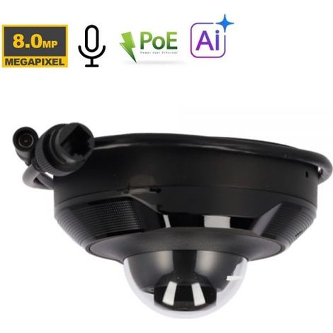 AJAX DOMECAM MINI HL 8MP BLACK - 126272 (2.8MM 110°)