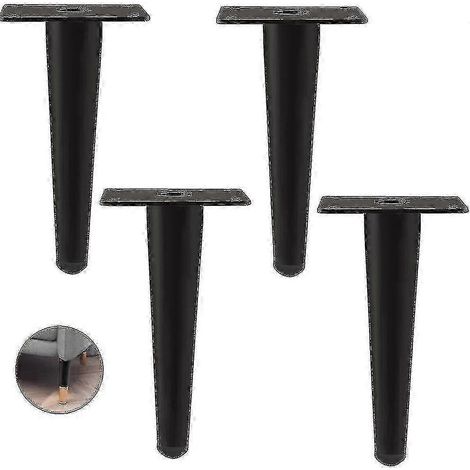 Pieds de canapé droits compatibles avec les ensembles de meubles, y compris 4 pieds pour tables et armoires. (1/5)