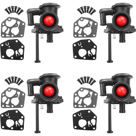 4-teiliger Vergaser-Reparatursatz für Briggs & Stratton Sprint Quattro Classic Motor 498809