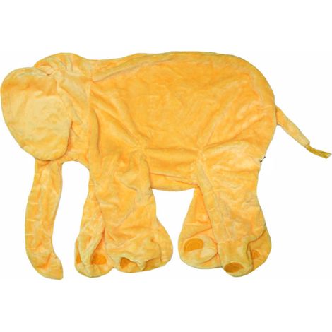 Éléphant en peluche sans rembourrage, jouet doux pour bébé, oreiller de sommeil pour enfants, sans coton PP, animal en peluche (1/3)