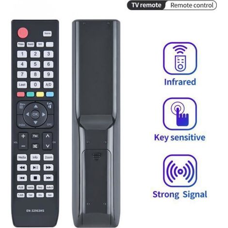 Télécommande Remplacement Pour Television Hisense - Modèle EN-32963HS - Fonctionnelle Et Compatibilité Exacte - 1 Pièce