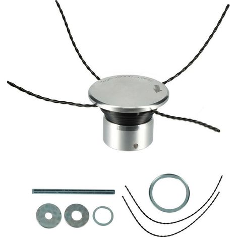 Universeller Aluminium-Freischneiderkopf mit 4 verdrillten Nylonfäden (3 mm)