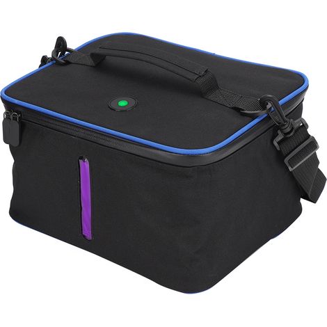 Nettoyeur UV portable pour masques et appareils respiratoires, sac de stérilisation à ozone, ventilateur désinfectant professionnel, compatible équipements médicaux, usage domestique et voyage. (1/5)