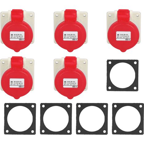 Fiche industrielle 3 broches ZNG‑315, robuste et durable, facile à installer pour prise de tableau générateur 380‑415V (1/5)
