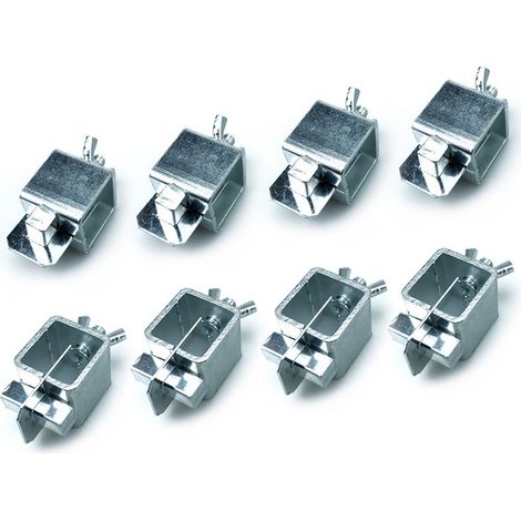 16 pcs pinces à souder d'angle en fer pour soudure bord à bord, gabarits d'alignement tôle usage domestique industriel