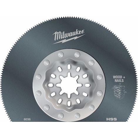 Milwaukee Hoja multitool segmentada 85 mm Starlock
