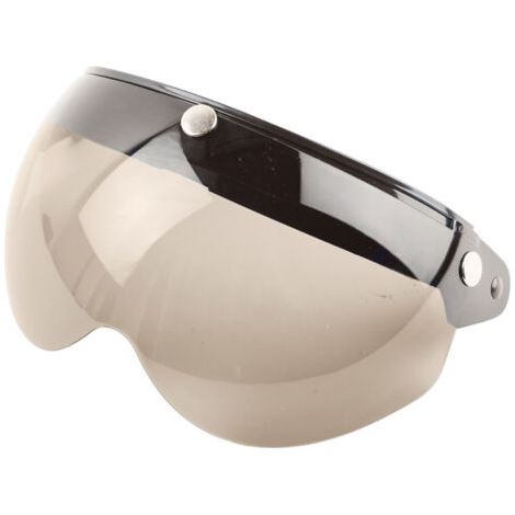 QORVA-Visière de casque rétro universelle à 3 boutons-pression, pare-soleil coupe-vent, demi-visage, casques de moto