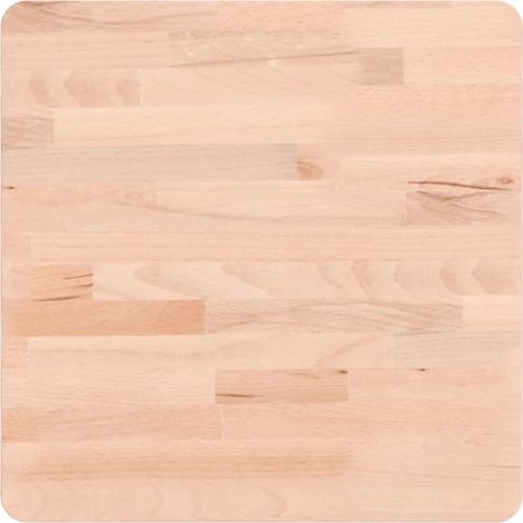 Dessus de table  Dessus de bureau  Plateau de table 40x40x2,5 cm carré bois massif de hêtre
