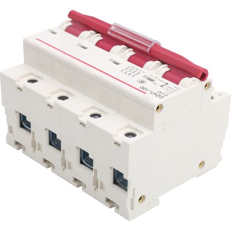 Disjoncteur DZ47 4P 100A pour Installation Électrique Industrielle