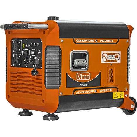 Generatore di Corrente Silenziato Inverter Vinco 60157 Gruppo elettrogeno 3,0 Kw (1/2)