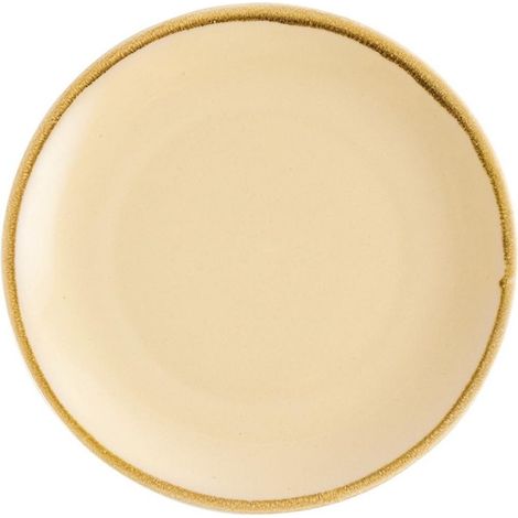 Assiette Plate Ronde Couleur Sable Kiln 280mm (Lot de 4) - Ref GP462 - Olympia (1/2)