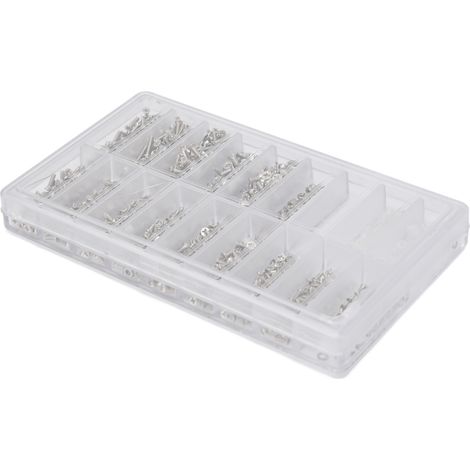 Kit réparation lunettes 1000 pcs acier inoxydable: tournevis mini cruciforme, pince, vis, écrous, rondelles pour lunettes solaires (1/5)