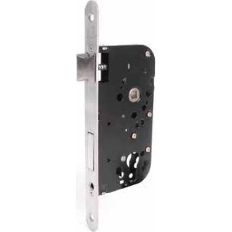 Serrure bec de cane Soprano axe 50mm têtière laitonnée - TESA - T41355RHL