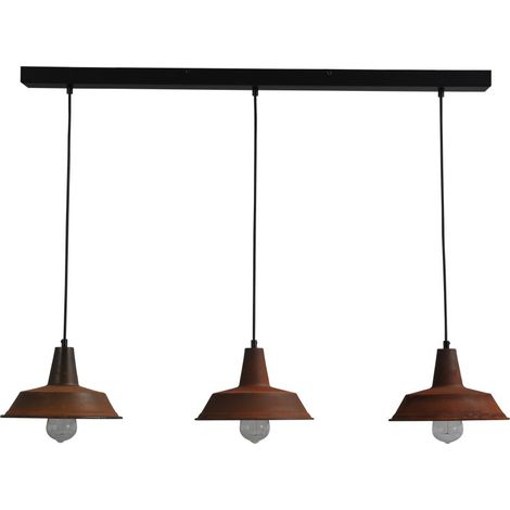Lampe à suspension Industria 25 Rouille - 2545-25-25-S-100-3