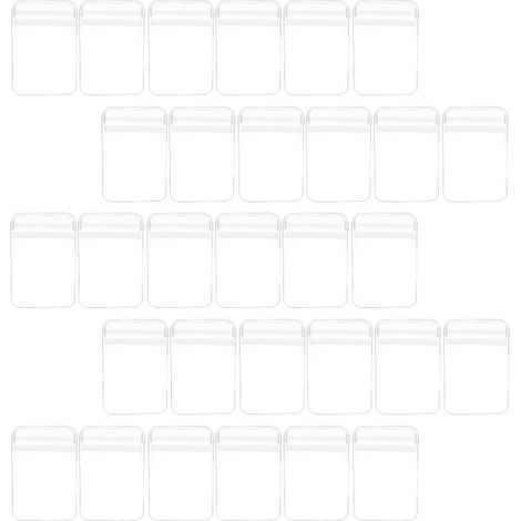 Resealable Plastic Jewelry Pouch, 80-Piece Set for Earrings and Necklaces, Waterproof, for Shop and Home (1/5)