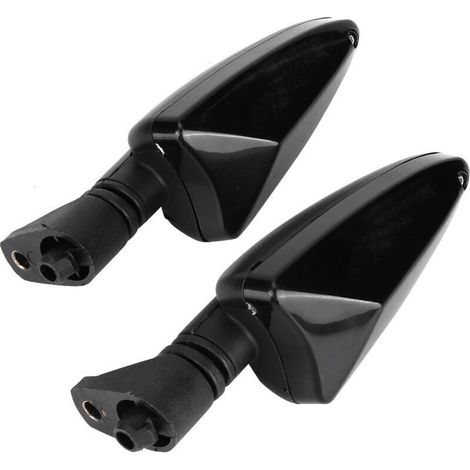 Lampe de clignotant pour moto, 1 paire de clignotant pour clignotant de moto, adapte 800 2011-2013, 1050 2007-2013, 675/R 2009-2014, Street Triple 675 2007-2013(noir fum) (1/4)