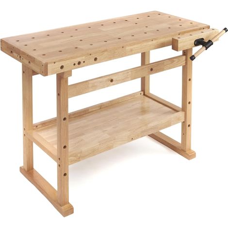 Hobelbank HB2 1220 x 510 x 840 mm (ohne zusätzliche Regale und Klemmen) (1/5)