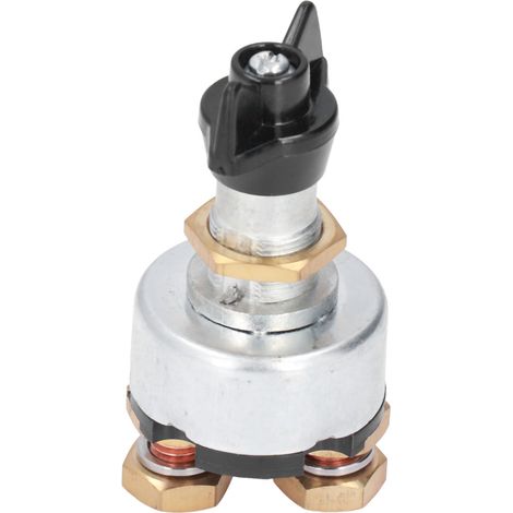 Interrupteur coupe-batterie principal pour voiture, avec bouton détachable, pour camions, camping-cars, remorques et bateaux 12-24 V (1/5)