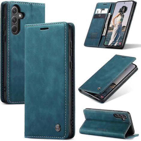Lederhülle für Galaxy A36 5G mit Kartenhalter und Ständer - Hochwertige, robuste und elegante Schutzhülle, multifunktionale Klapptasche, widerstandsfähige Verarbeitung, kompatibel mit kabellosem Laden (1/5)