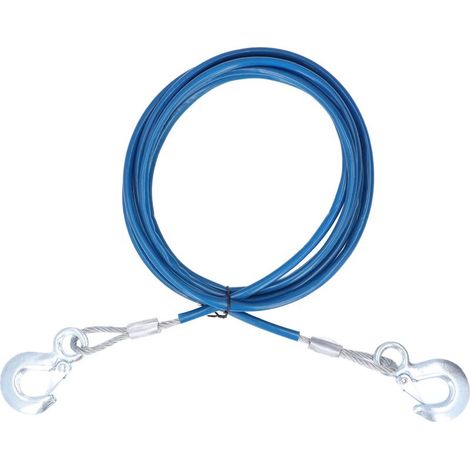 Cavo di traino per auto resistente da 4 m x 10 mm, cinghia di traino con carico di rottura di 11023 libbre per SUV, fuoristrada e pickup. (1/5)