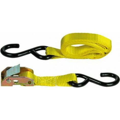 CINGHIA CON CRICCHETTO CINTURA TENDITORE PER ANCORAGGIO BLOCCO FISSAGGIO 27787V MT 4,5 2 PEZZI (16239)
