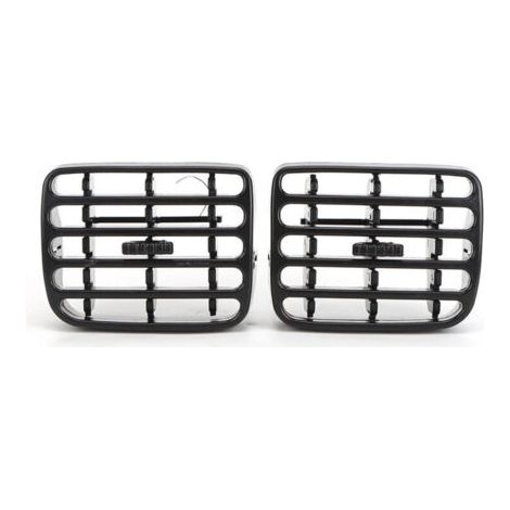 QORVA- 1 paire de cadre de ventilation de climatisation, Grille de tableau de bord de voiture adaptée pour CLIO MK2 1998 – 2006 (1/4)