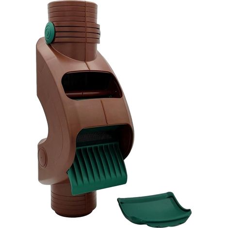 Filtre De Gouttière Rainus 80 Ou 100 Mm Marron Pour Récupération Eau De Pluie (1/5)