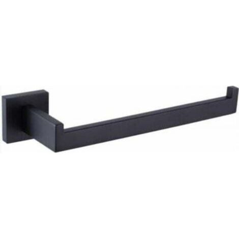 Bathroom towel hook, matte black, stainless steel towel ring, sturdy towel holder