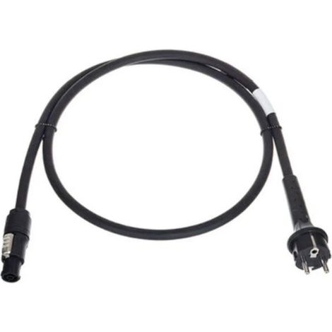 Neutrik 1027577 Strom Anschlusskabel  Schwarz 1.5 m