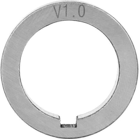 35 mm / 1,38 Zoll Edelstahl-Drahtvorschubrolle 0,8/1,0/1,2 Schweißdraht-Vorschubführungsrad (1,0