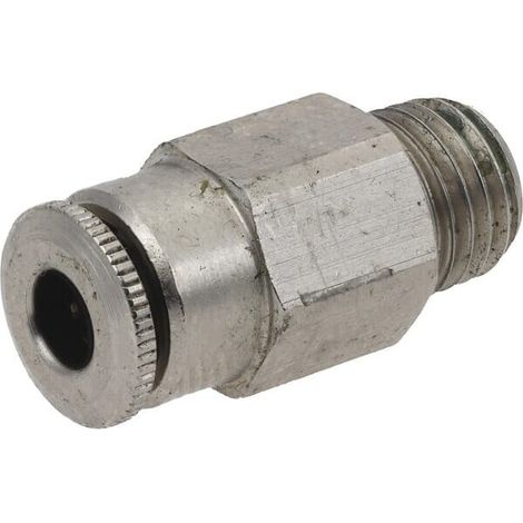 Conector r谩pido di谩metro 4mm recto rosca macho M8x1 UNIVERSAL CLSG4MK81
