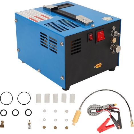 Compresseur d'air portable 4500psi 30MPa 0,5L Pompe haute pression DC12V pour voiture et maison, gonfleur électrique 12V (1/5)