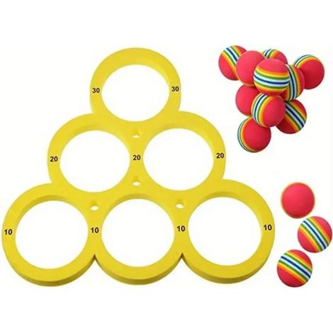 juego de piscina, pelotas de colores, espuma EVA, marcadores de puntuación, accesorios para fiestas acuáticas (1/5)