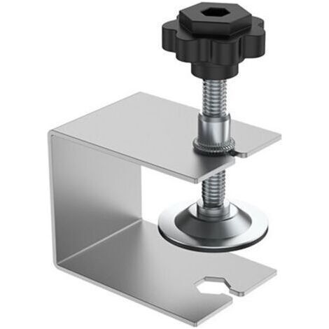 4 Pieces G-Clamp Stainless Steel G-Clamp Heavy-Duty Stainless Steel G-Clamp for Automotive Repair, Table Clamps (1/4)