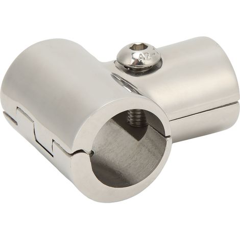 Hochbelastbares 90°-T-Stück aus Edelstahl für Bootsreling, 25 mm/1 Zoll (1/5)