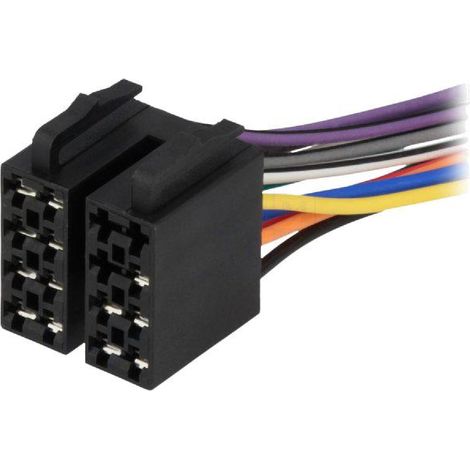 Fiche Autoradio ISO 13PIN male fils nus