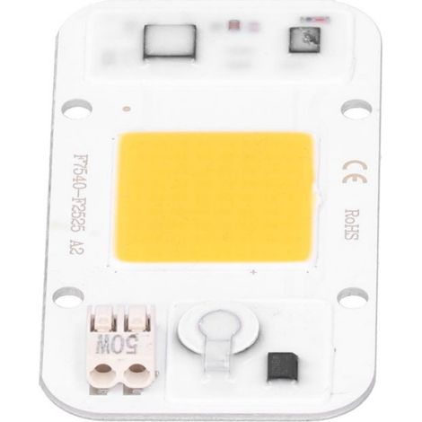 Puce LED COB - 50 W - 220 V - Flux Lumineux 100 LM/W - Pour Éclairage Intérieur Et Extérieur - 1 Pièce (1/5)