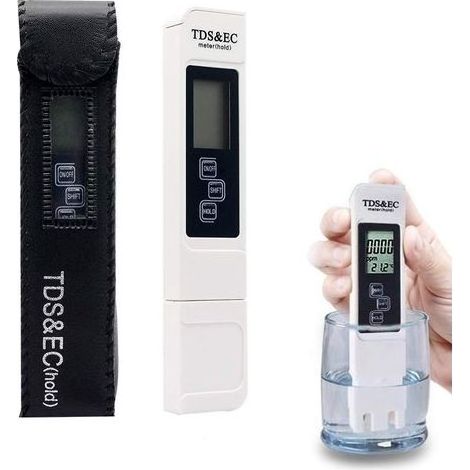 Pluma de prueba de calidad del agua, medidor digital eléctrico TDS-3 para hidroponía, monitoreo de la calidad (1/5)