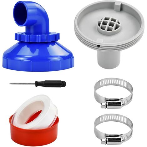 Buse de Remplissage de Piscine Rotative à 360°Buse de Sortie Piscine Capte Les Débris Flottants Kit de Réparation Skimmer Piscine pour Piscines Hors-Sol (1/5)