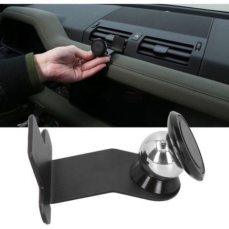 Support de téléphone noir premium pour Land Rover Defender 2020-2021 (1/5)