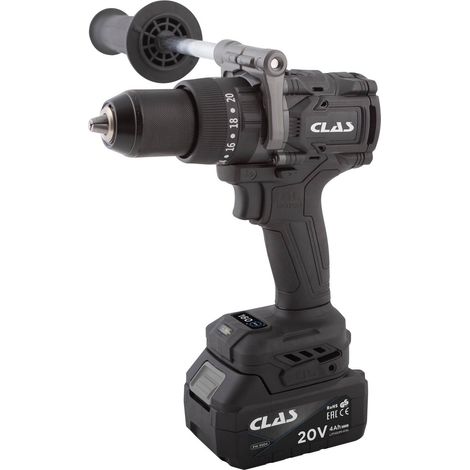 Perceuse visseuse percussion 20v brushless + 2 bat 4ah + chargeurPerceuse visseuse percussion 20v brushless + 2 bat 4ah + chargeur- PW 2013 - CLAS Equ (1/5)