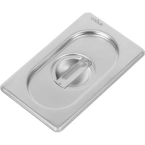 Couvercle Bac Gastro Inox 18/10 - GN 1/9 - Vogue (1/5)