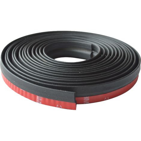 Joint d'étanchéité pour porte de garage - Bande en TPE souple - Étanchéité vent pluie poussière - Pour isolation acoustique et thermique - Longueur 5 m (1/5)