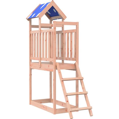 Tour de jeu Marron 52,5 x 110,5 x 215 cm Bois solide de Douglas