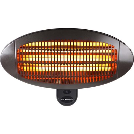 Estufa Eléctrica Cristal de cuarzo 2000W Colocación Piso, Pared O